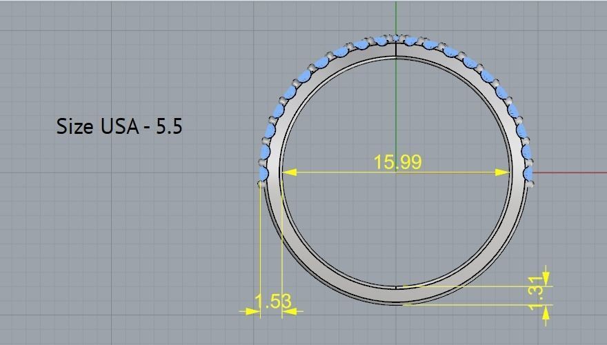 V a figurative ring Model 2290 3D print model_5