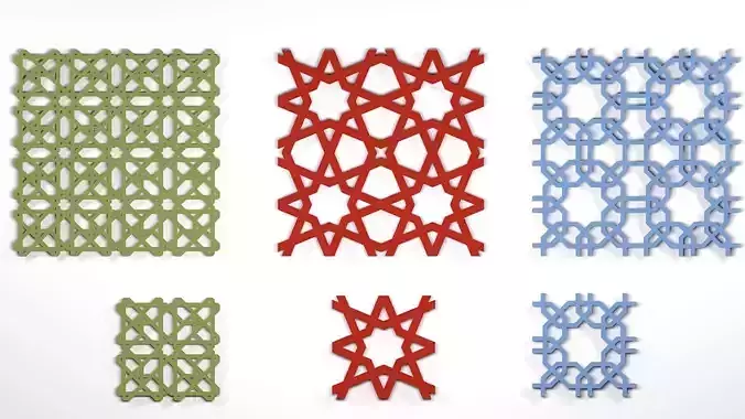 Islamic pattern 3D model