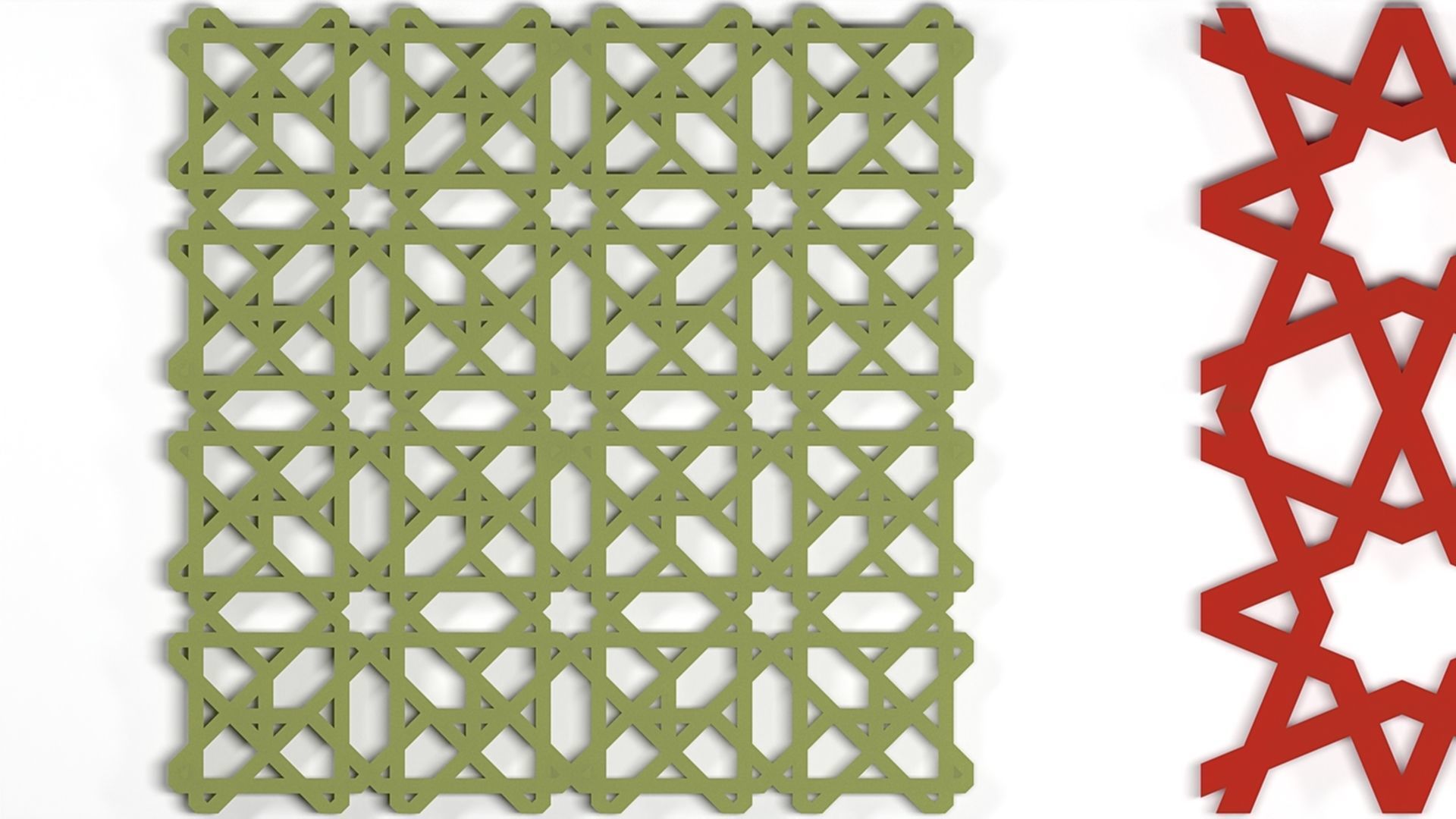 Islamic pattern 3D model_3
