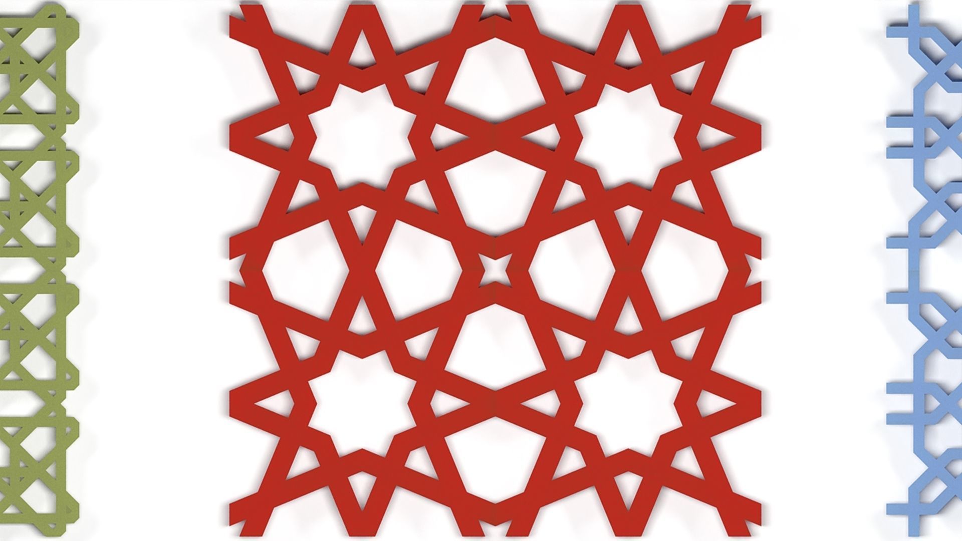 Islamic pattern 3D model_2