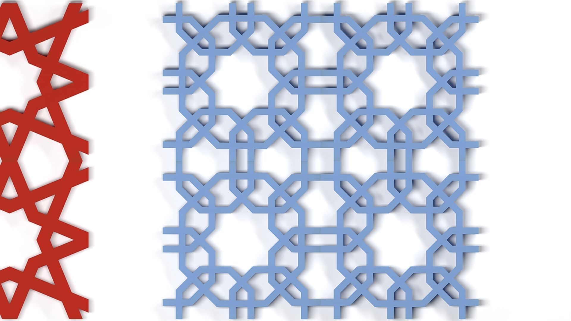 Islamic pattern 3D model_1