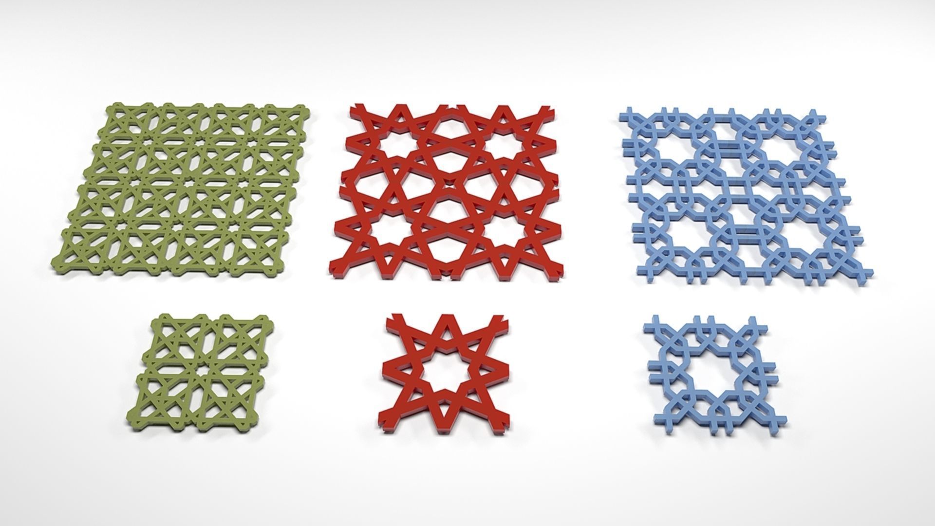 Islamic pattern 3D model_4