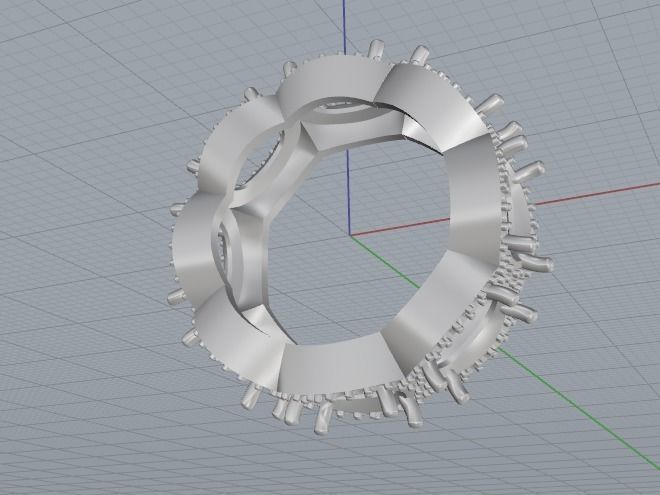 Ring size 6 Model 2288 3D print model_4