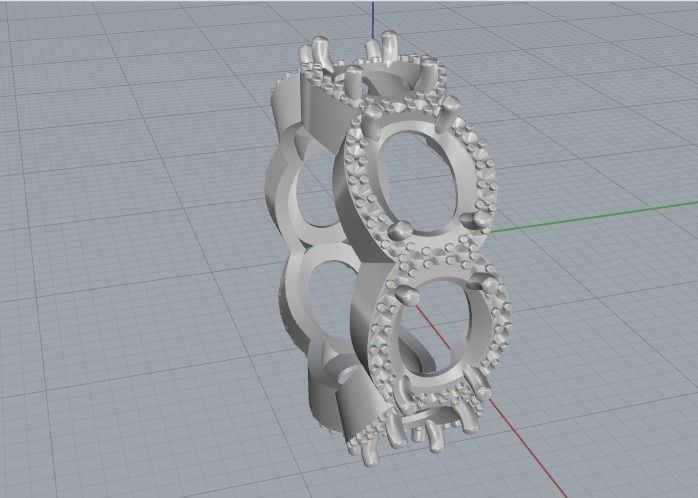 Ring size 6 Model 2288 3D print model_3