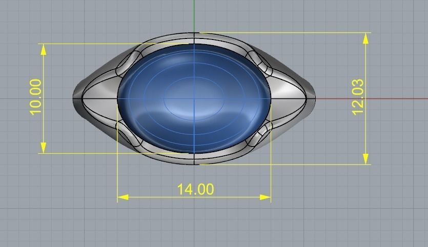 Ring Model 2284 3D print model_7