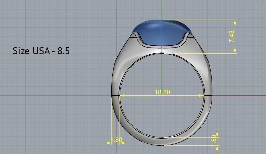 Ring Model 2284 3D print model_6