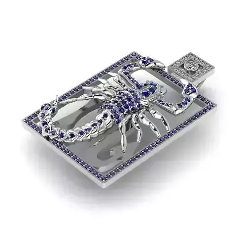 Pendant zodiac sign Scorpio Model 2282 3D print model