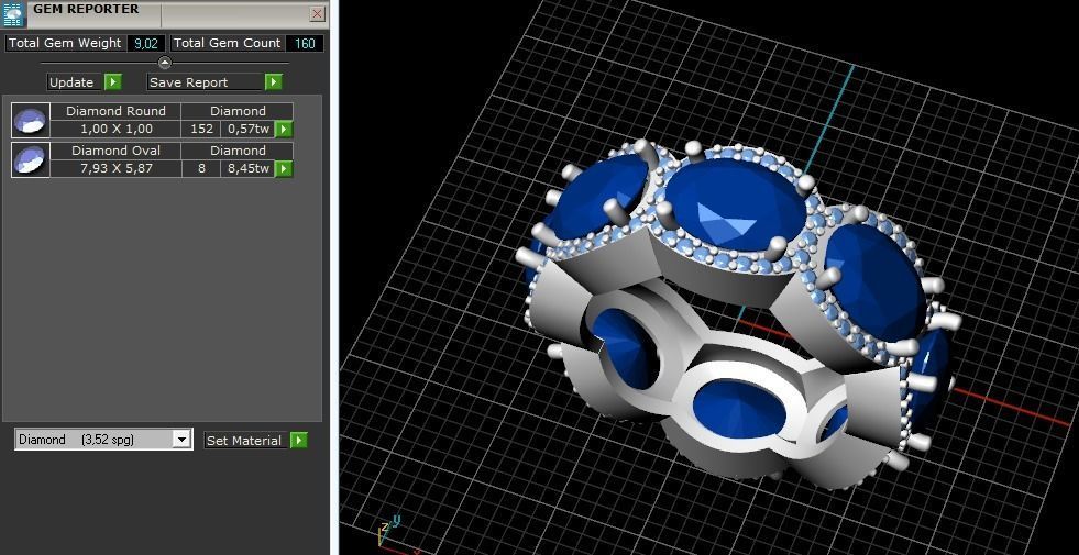 Ring Model 2281 3D print model_8