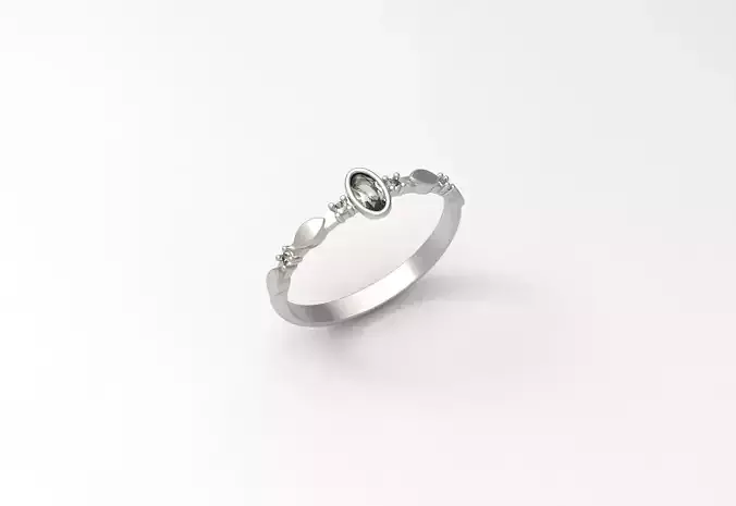 Minimalist Elegant Ring Diamond