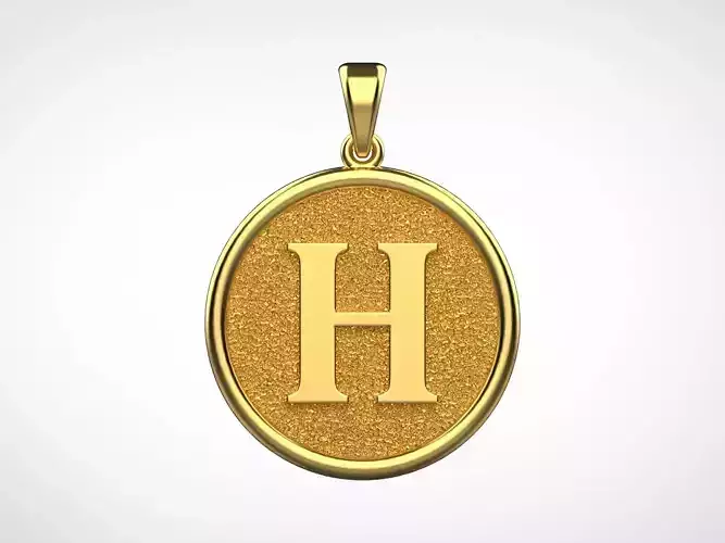 Pendant Letter H N37