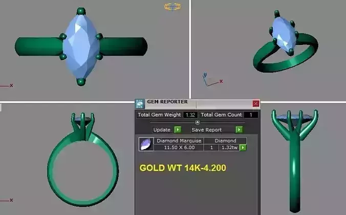 marquise solitaire engagement ring