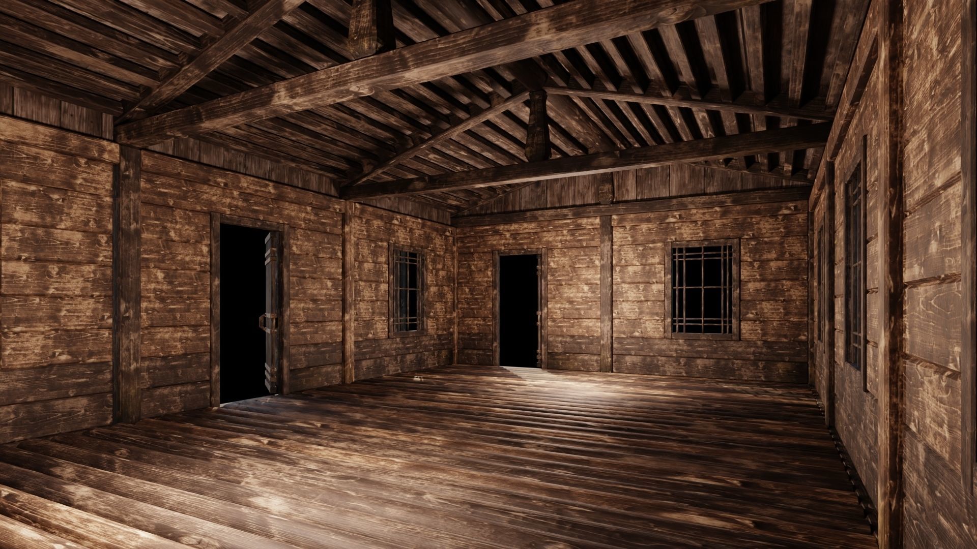 Medieval Houses 46- 4K Textures Game Ready Low-poly 3D model_3