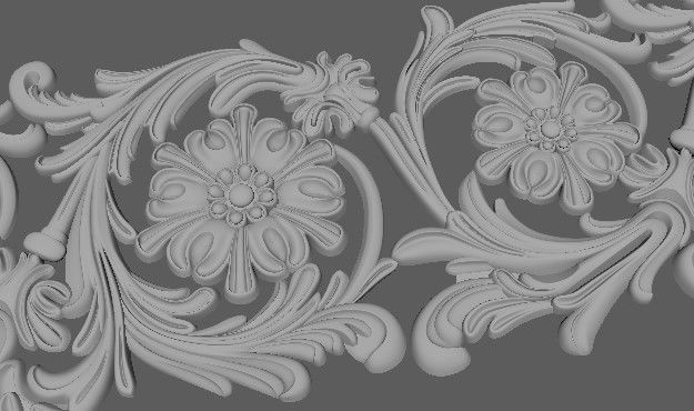 Decor for furniture 3D model_2