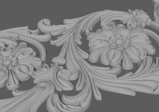 Decor for furniture 3D model_3