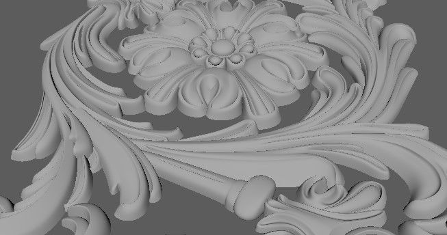 Decor for furniture 3D model_4