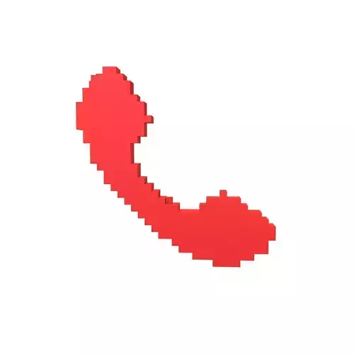 Voxel Phone Symbol v1 004