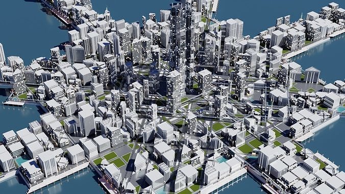 Cityscape 3001 3D model