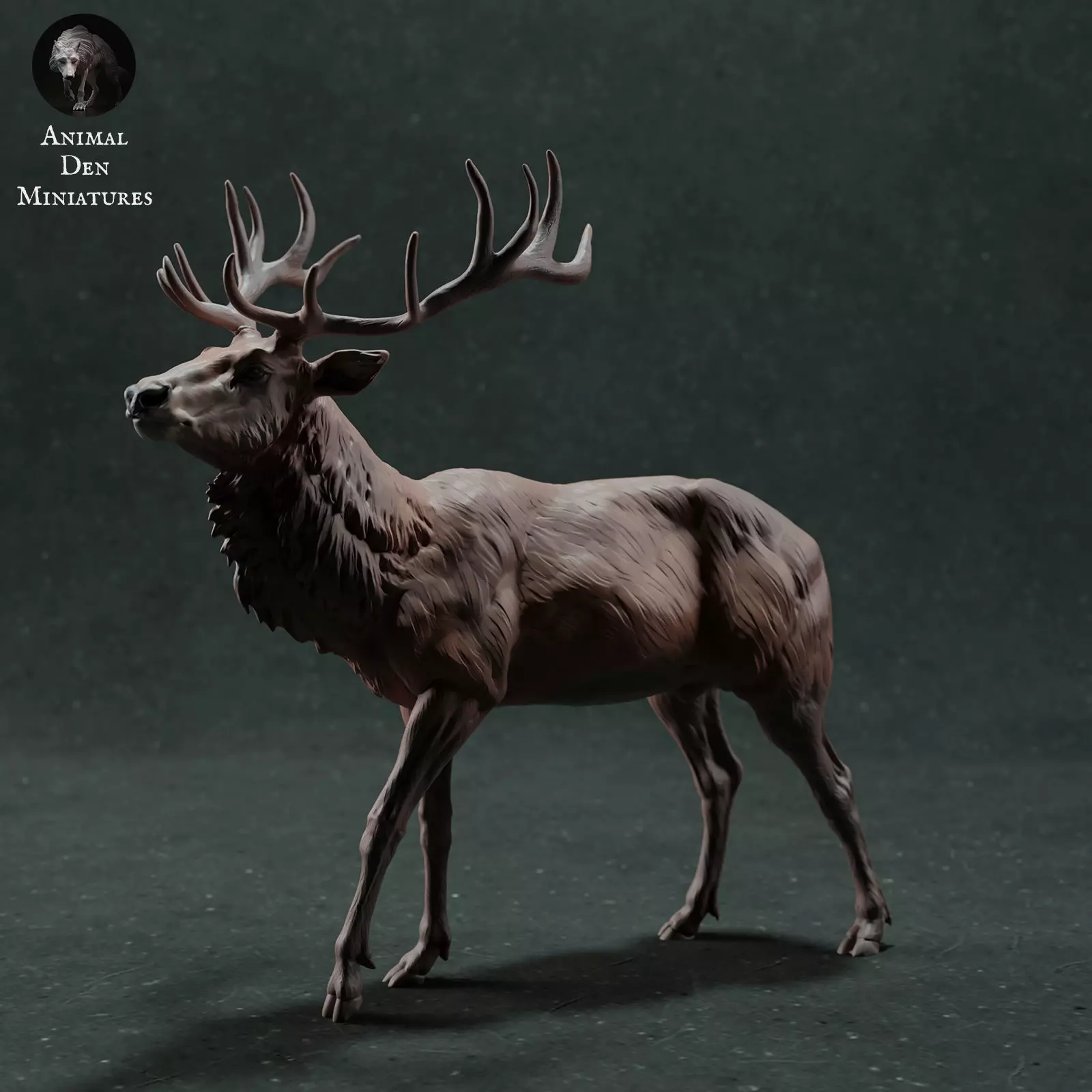 Red Deer Stag 3D print model_0