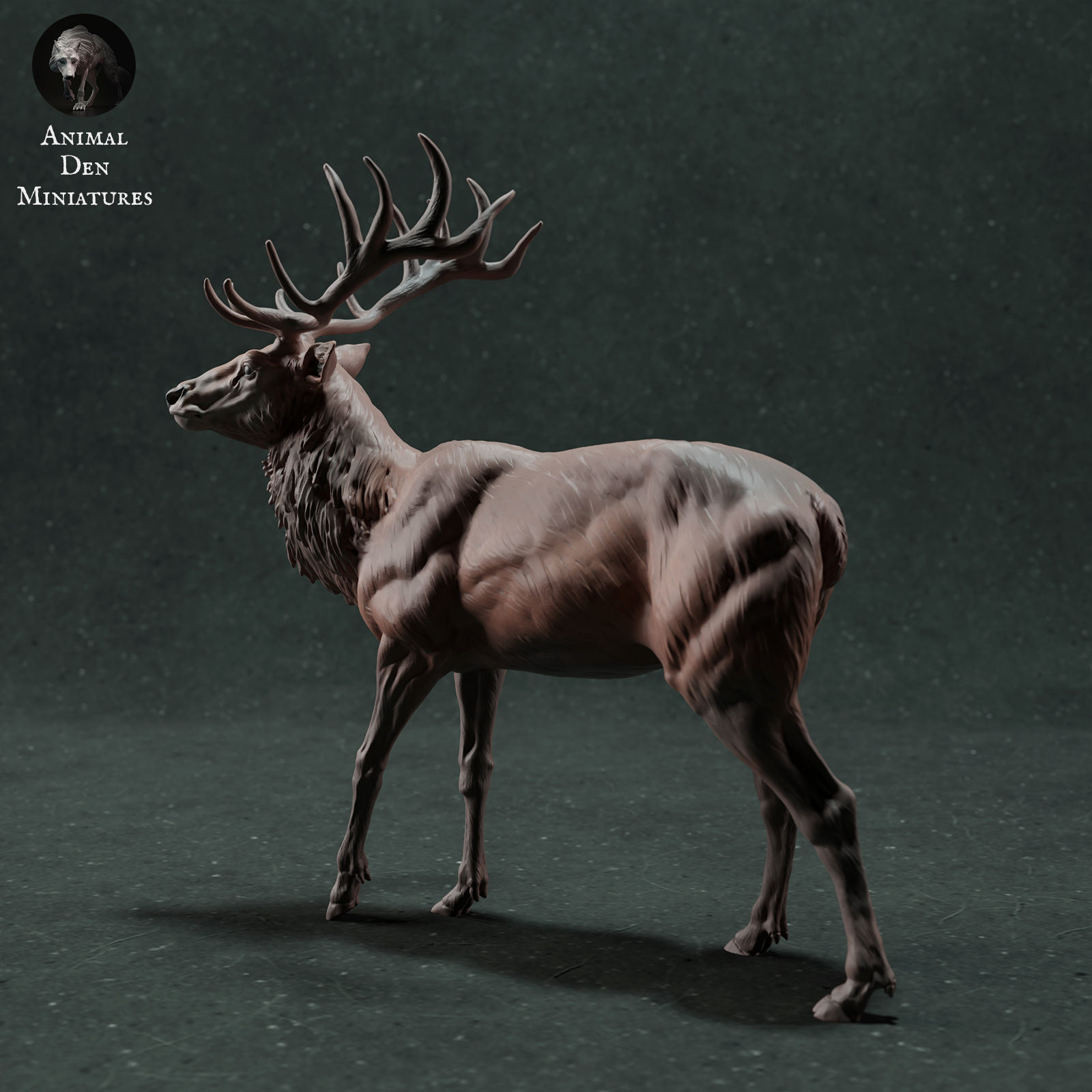 Red Deer Stag 3D print model_3
