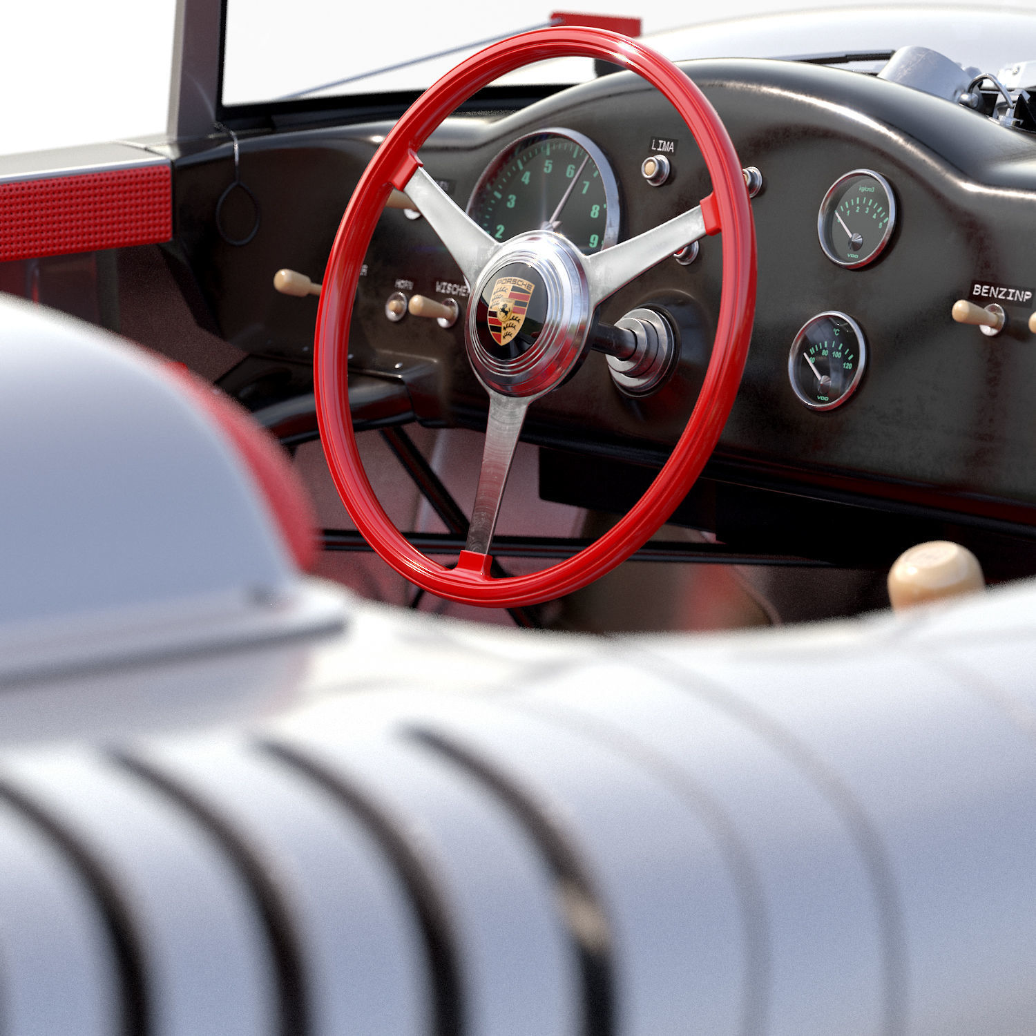 Porsche 718 Spyder RS 1960 3D model_9