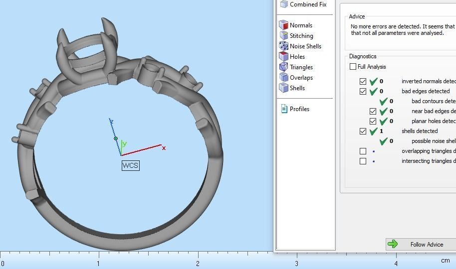 rings with diamonds 3D print model_11