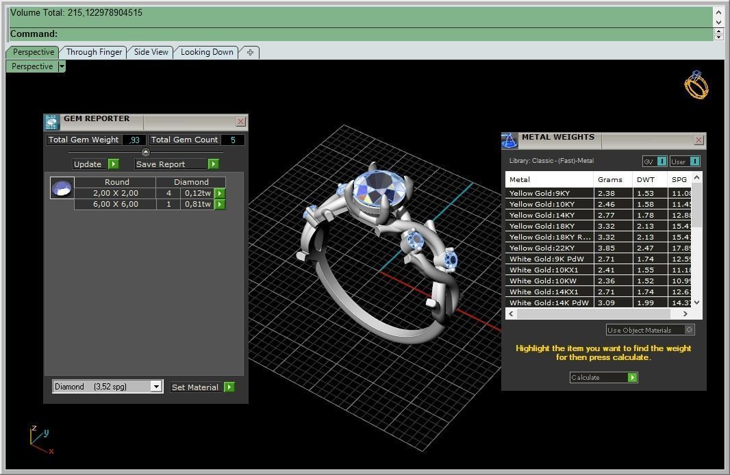 rings with diamonds 3D print model_13