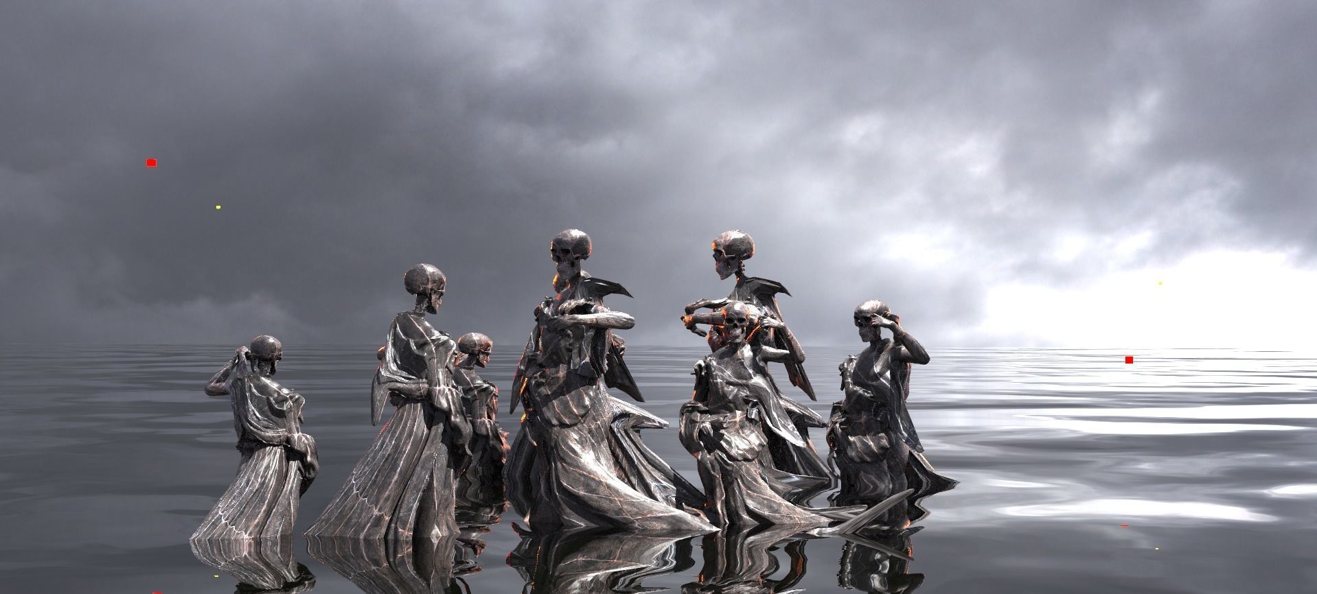 Dantes Inferno Ghost Archway Kit bash 3D model_3