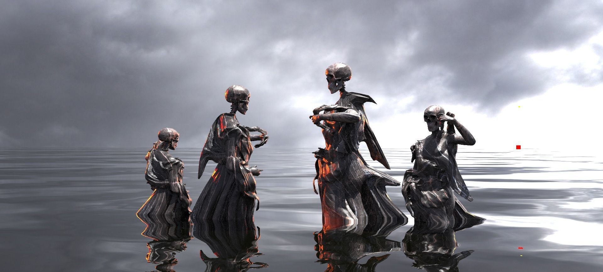 Dantes Inferno Ghost Archway Kit bash 3D model_4