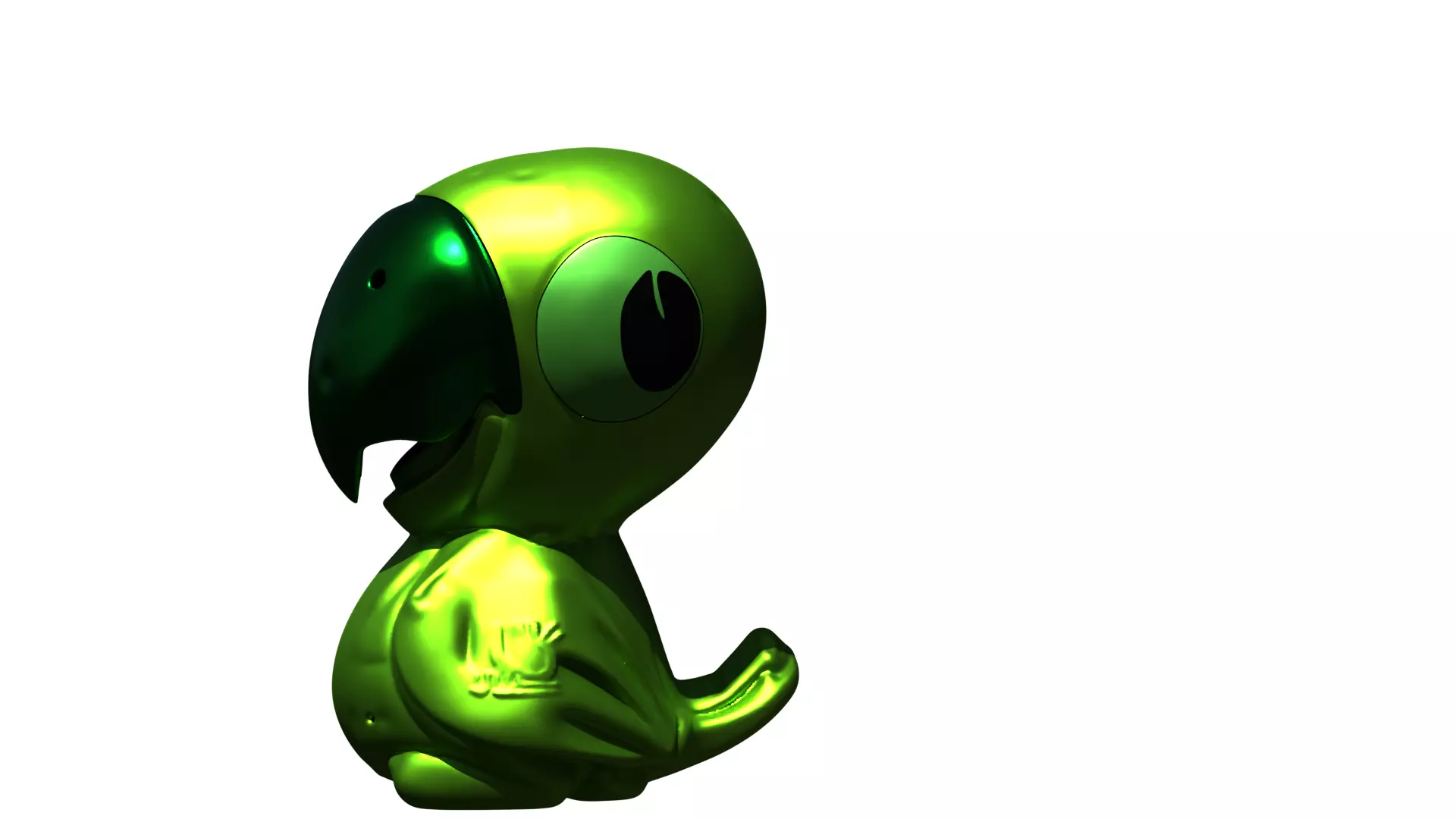 3D PRINTABLE MONEY BANK Low-poly 3D model_15