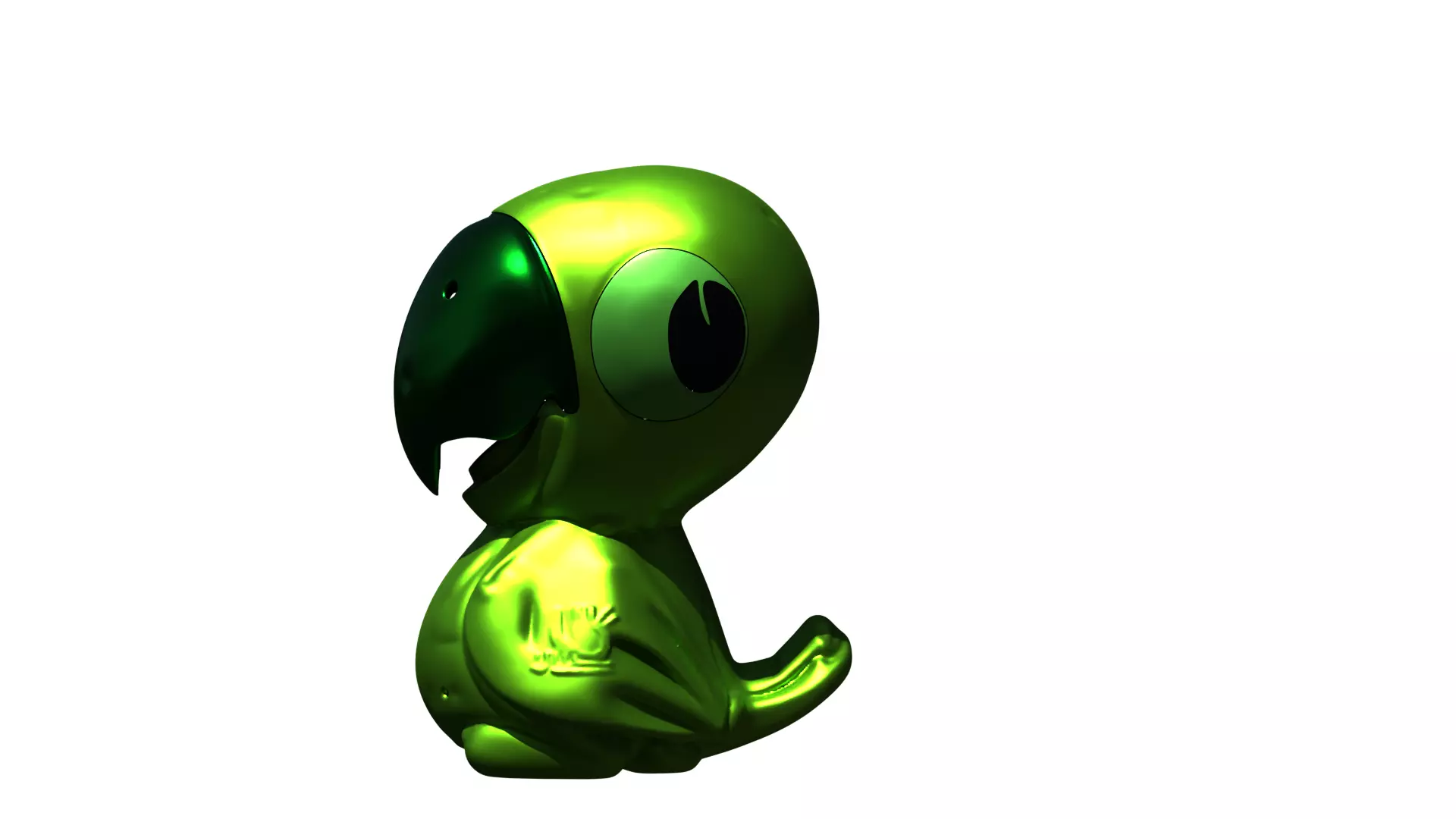 3D PRINTABLE MONEY BANK Low-poly 3D model_8