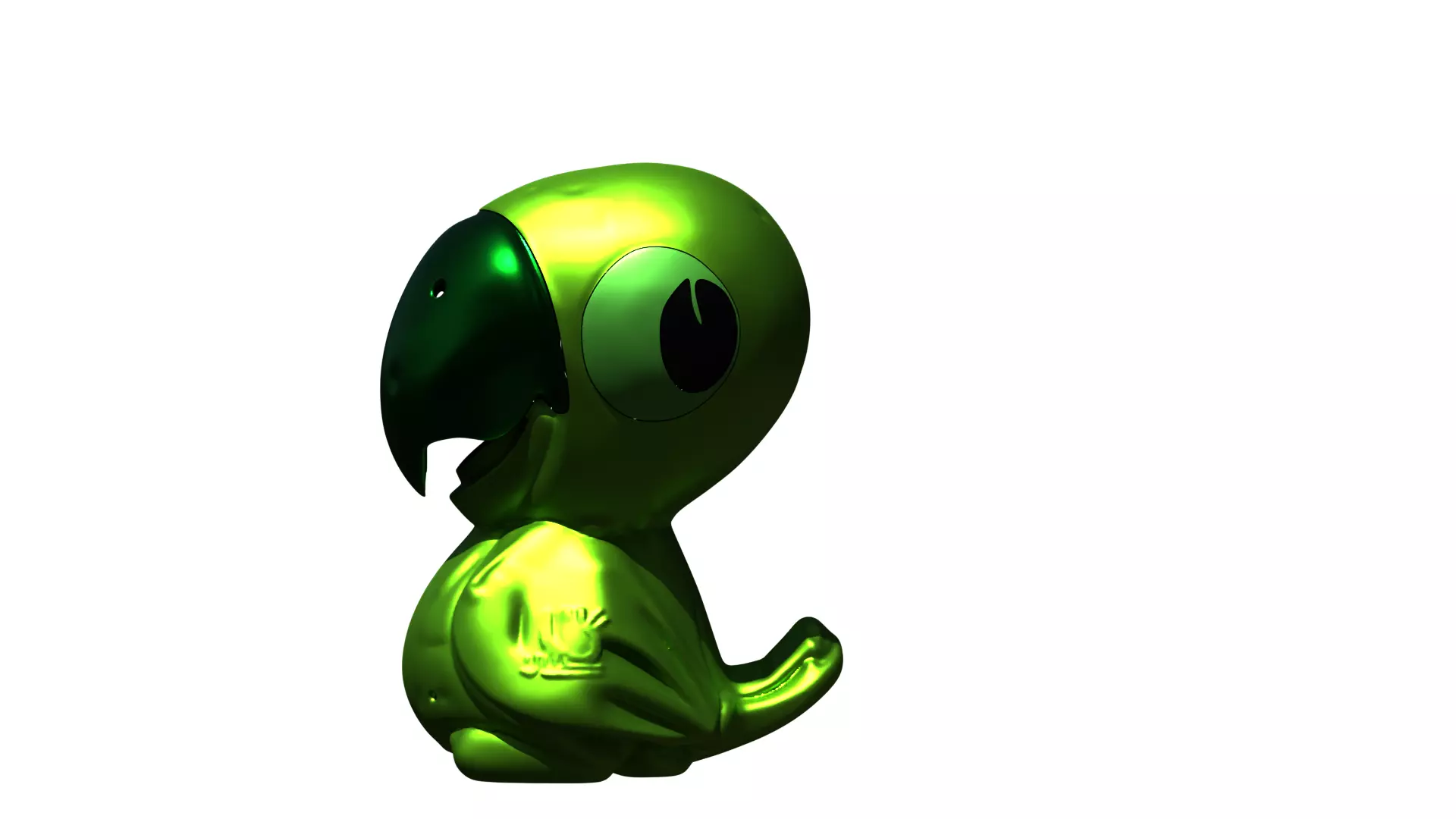 3D PRINTABLE MONEY BANK Low-poly 3D model_9