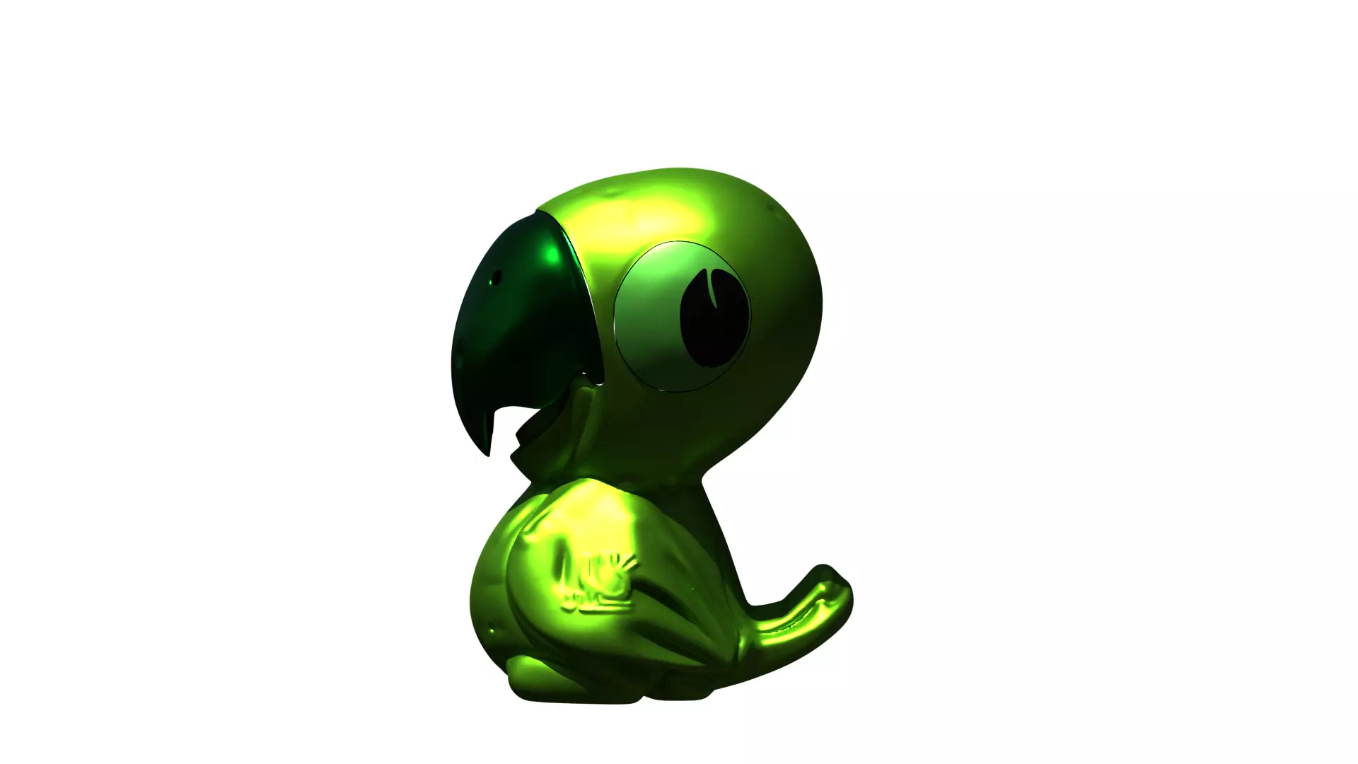 3D PRINTABLE MONEY BANK Low-poly 3D model_2