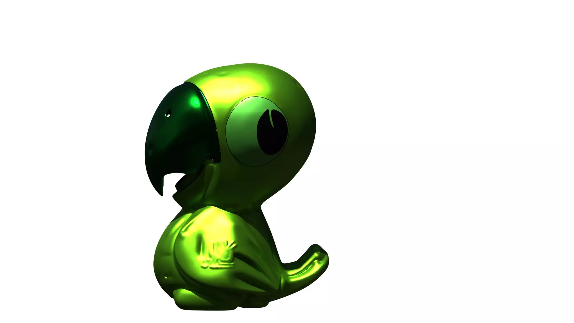 3D PRINTABLE MONEY BANK Low-poly 3D model_10