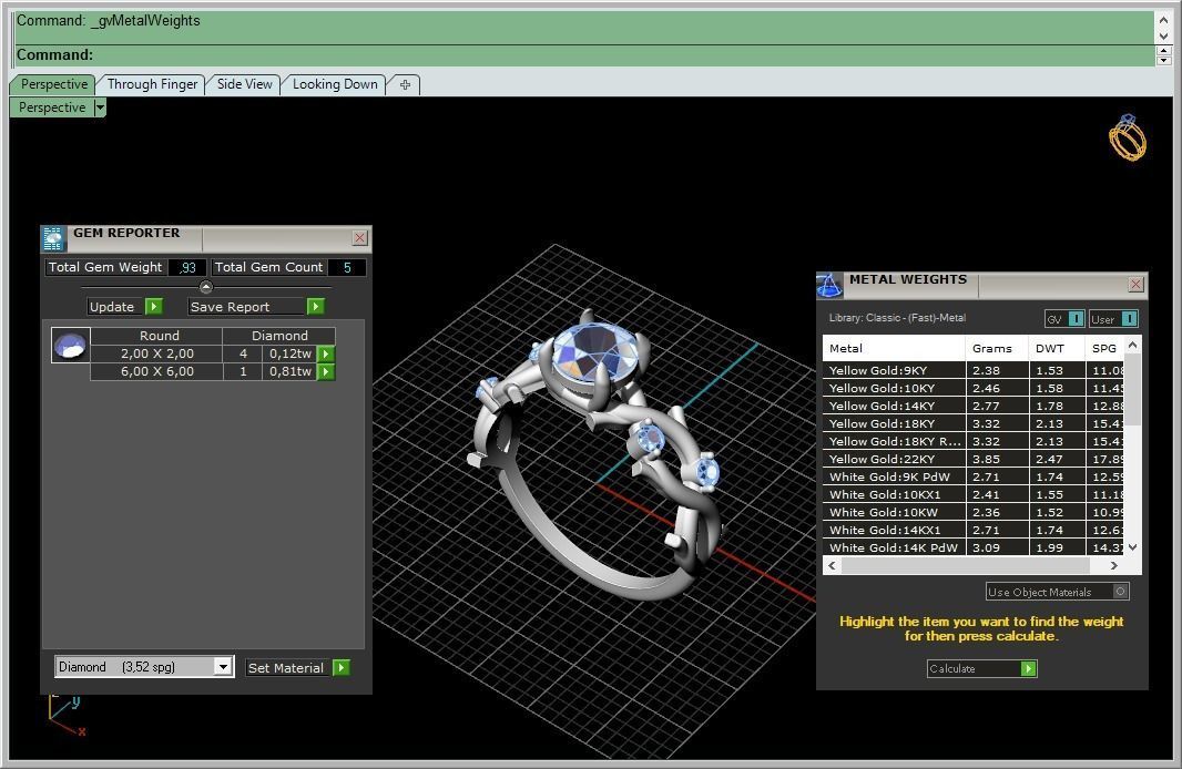 rings with diamonds 3D print model_12
