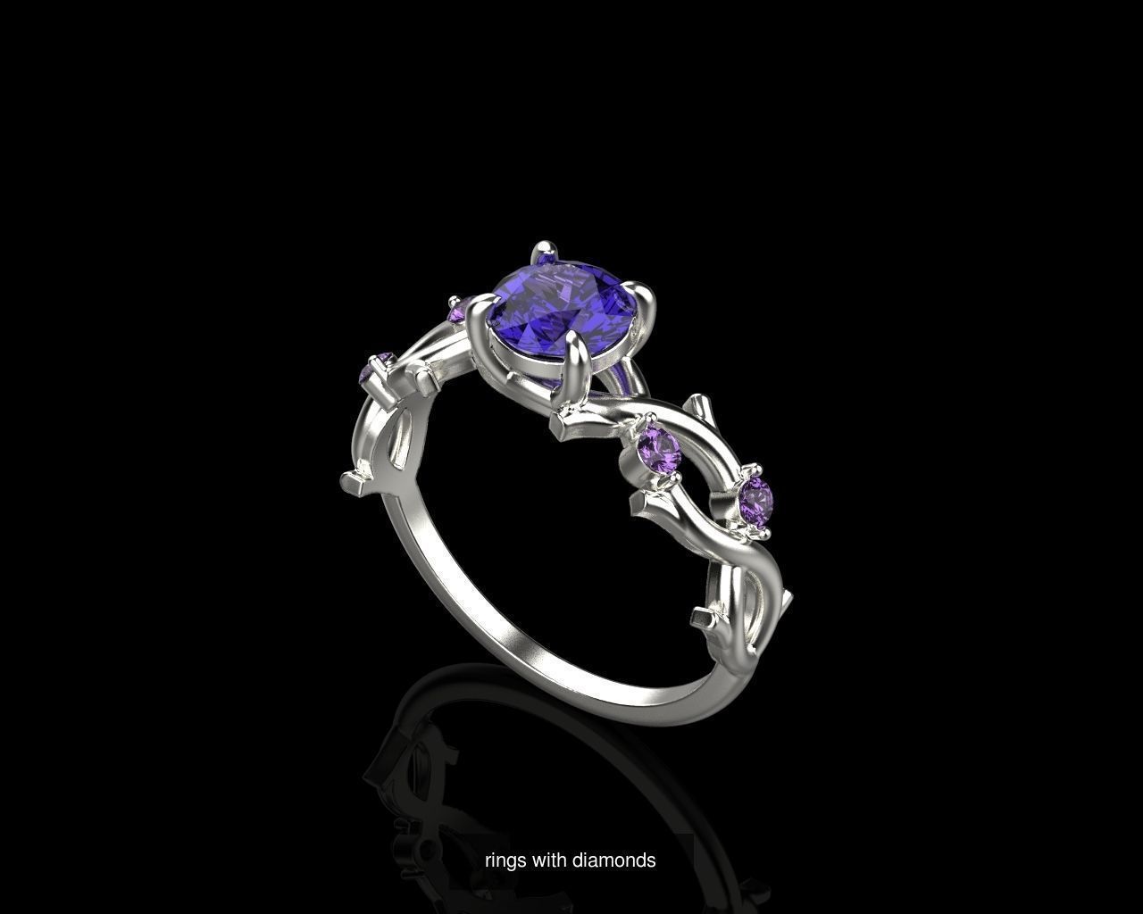 Collection  5-8 SIZE US  rings with diamonds _7