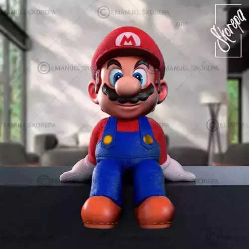 Mario nintendo figurine 3D print model