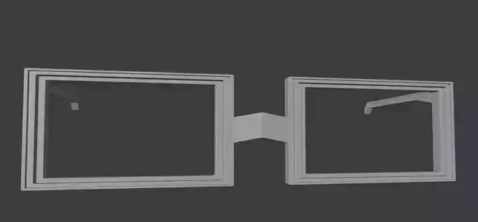 Picture frame glasses frames 3D print model