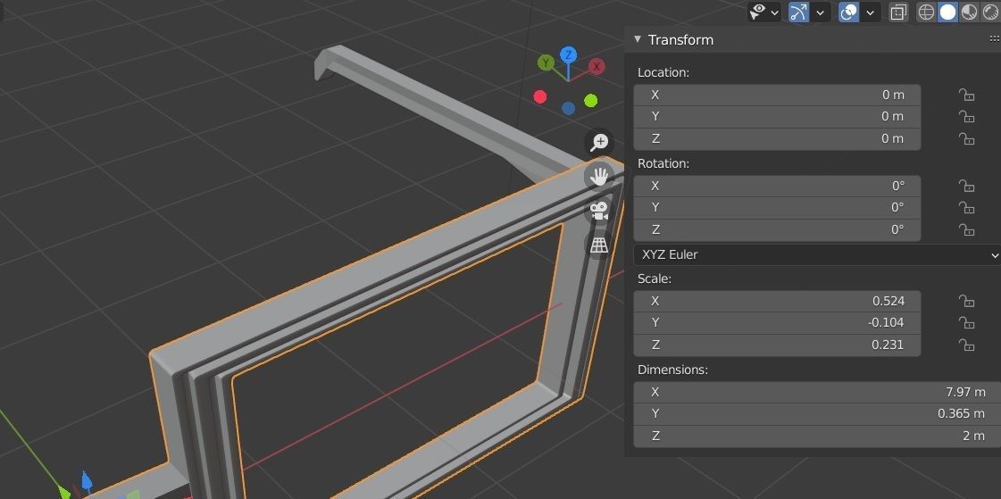 Picture frame glasses frames 3D print model_5