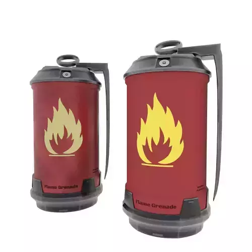 Futuristic Fire Grenade