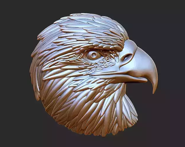 Eagle head sculpting