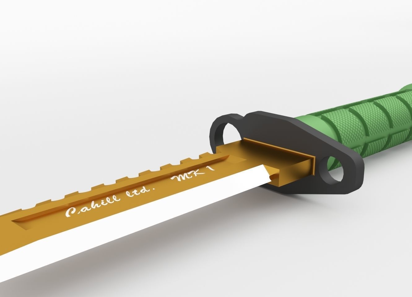 M9 Bayonet 3D model_3