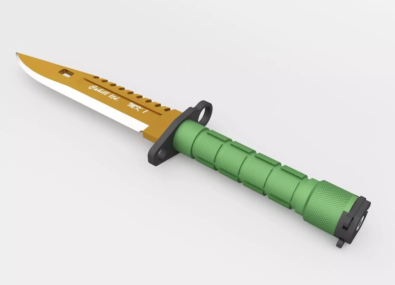 M9 Bayonet 3D model_0