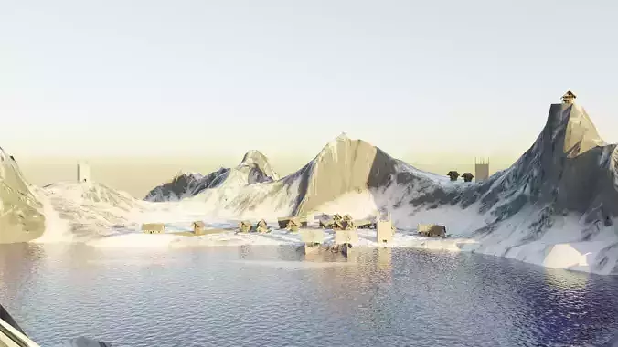 viking village Free 3D model