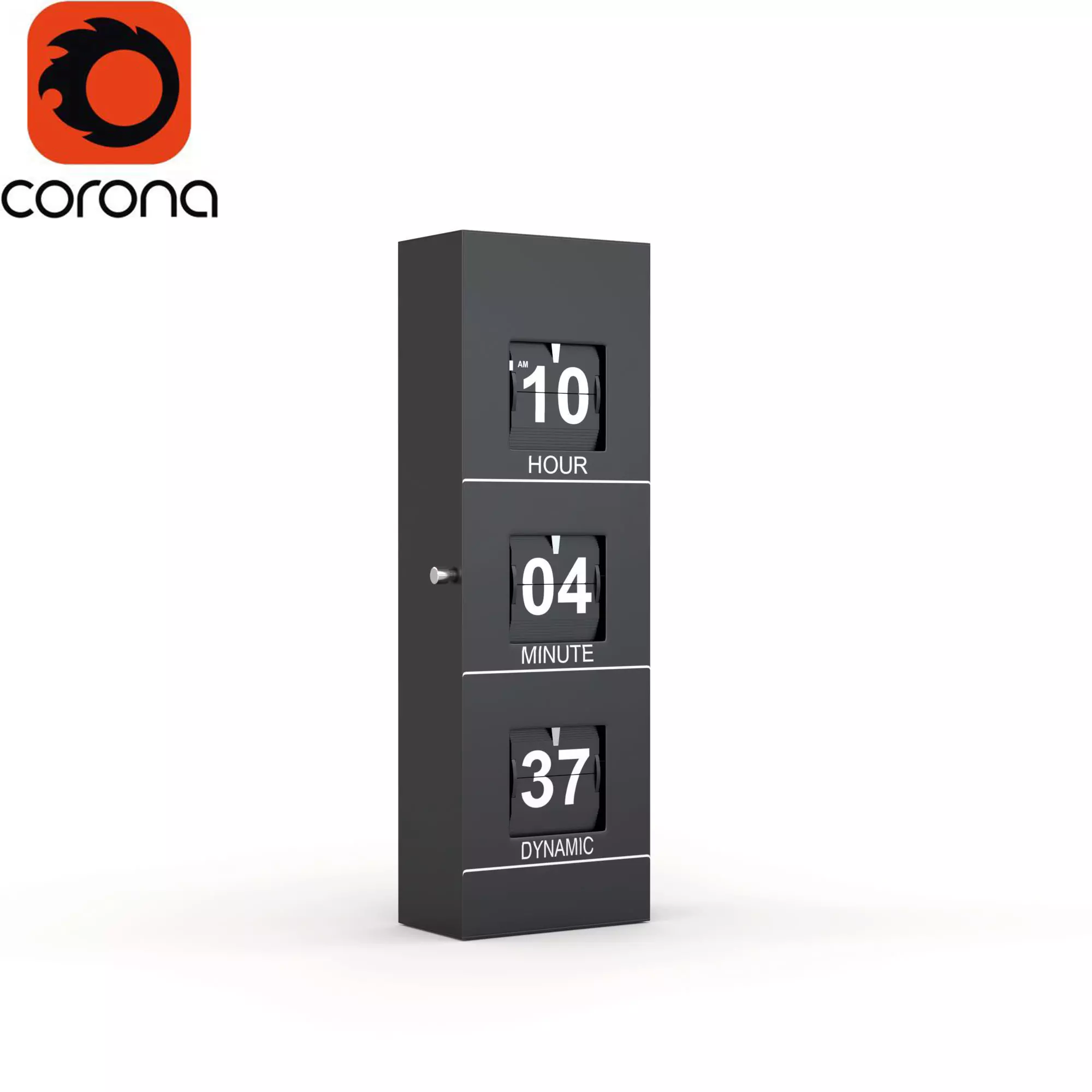 Hi-Tech Clock 3D model_0