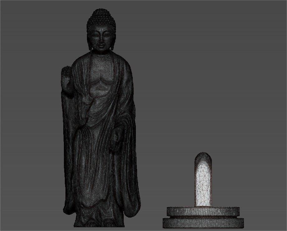 Buddha Standing 3D print model_15