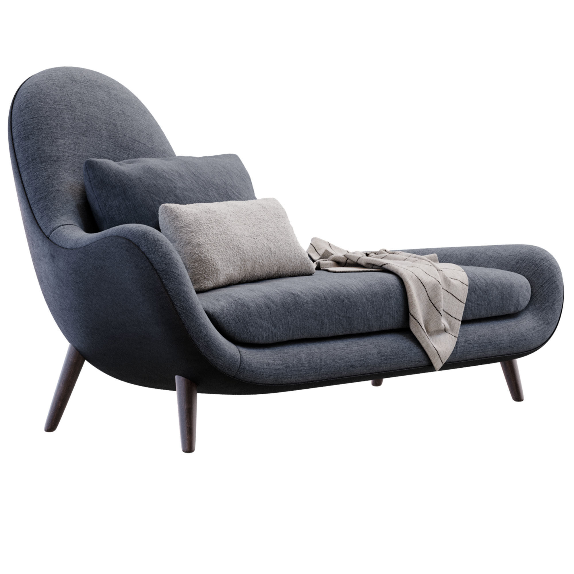 Poliform Mad Chaise Longue 3D model_1