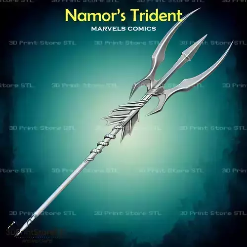 Namor Trident Cosplay Marvels Comics - STL File 3D print model