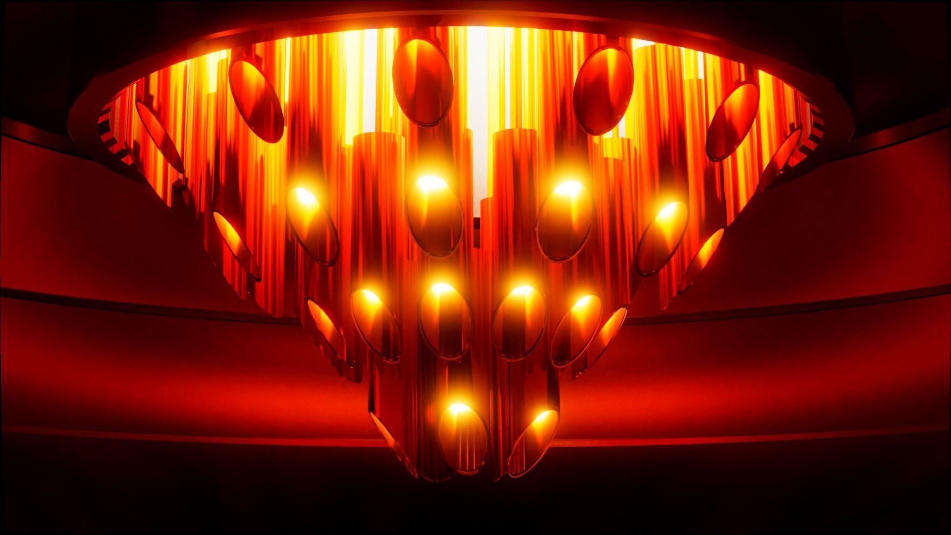 Interior of a closed club of interests 3D model_5