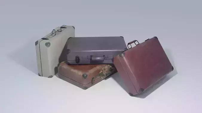 Travel Suitcase with multiple 4K and 2K Textures