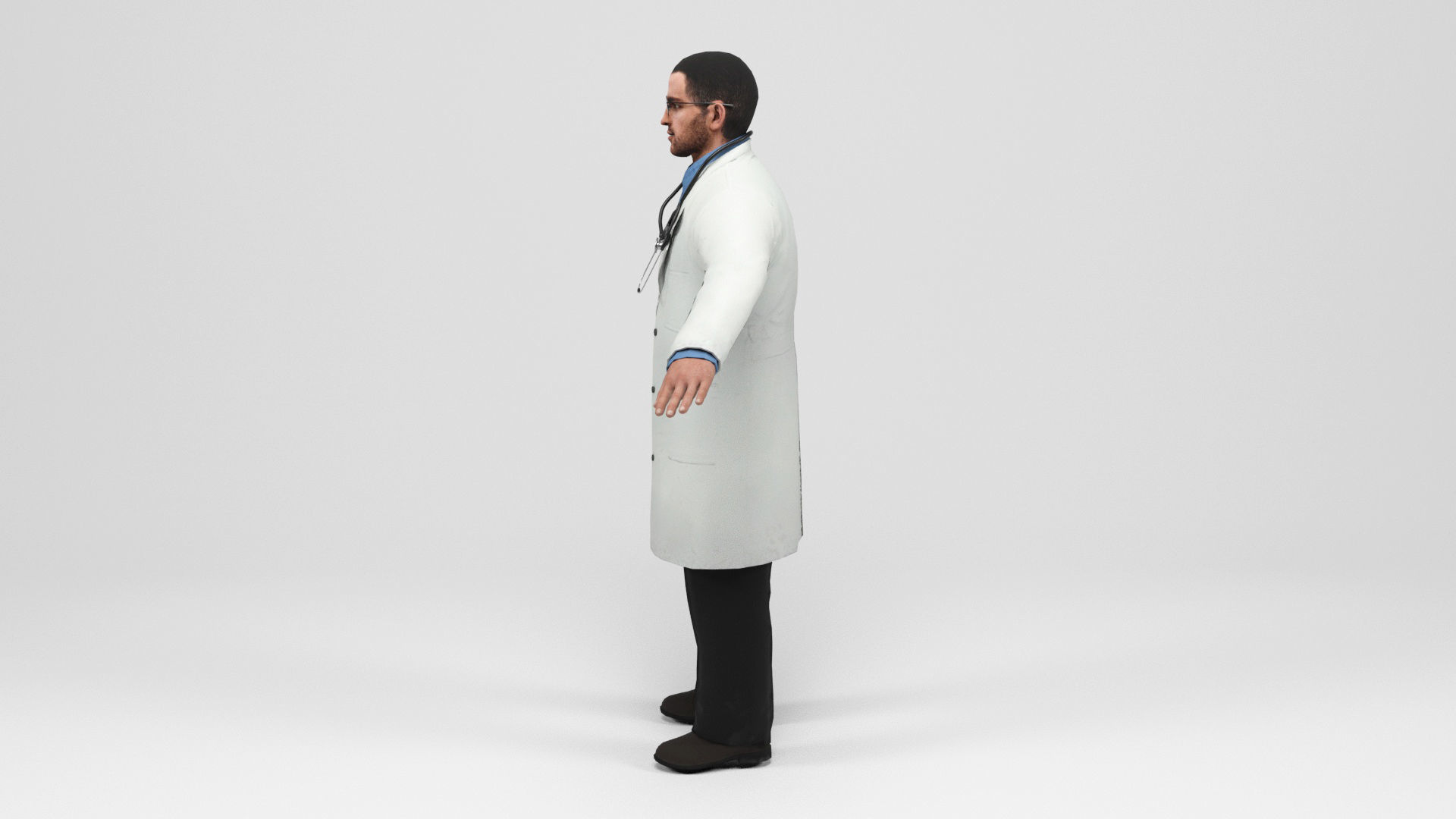 3D model Doctor 1 VR / AR / low-poly rigged animated | CGTrader
